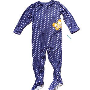 NWT Carter's Toddler Girls Butterfly Dot Pajama Dream PJ Comfy-Fit Sleep…